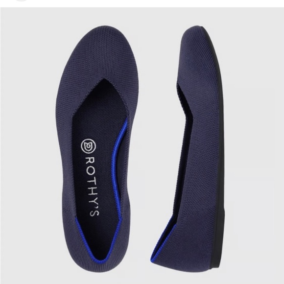 Rothy's Shoes - Rothy's Maritime Navy Round Toe Flats